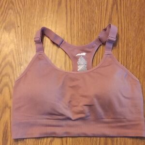 Avia Dusty Pink Racerback Sports Bra Women's Size XL